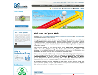 cignusweb.com screenshot