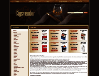 cigsvendor.com screenshot