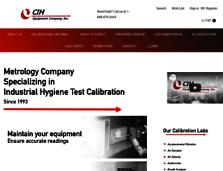 cihequipment.com screenshot