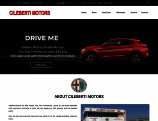 cilebertimotors.com.au screenshot