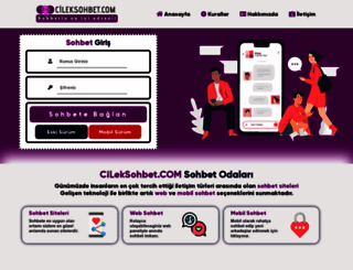 cileksohbet.com screenshot