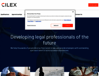cilex.org.uk screenshot