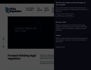 cilexregulation.org.uk screenshot