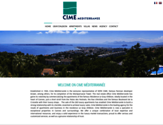 cime-mediterranee.com screenshot