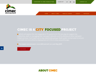 cimec-project.eu screenshot