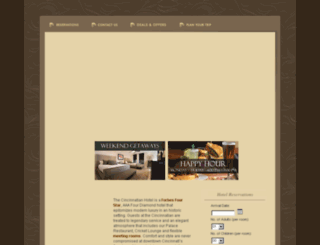 cincinnatianhotel.com screenshot