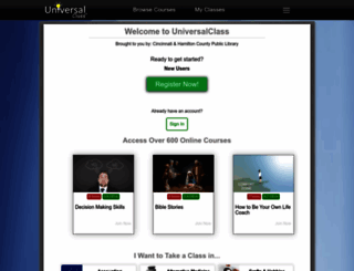 cincinnatihamiltonoh.universalclass.com screenshot