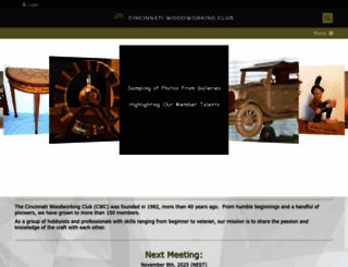 cincinnatiwoodworkingclub.org screenshot
