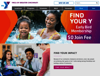 cincinnatiymca.org screenshot