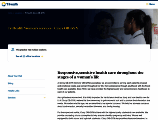 cincyobgyn.com screenshot