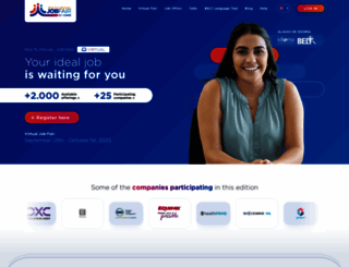cindejobfair.com screenshot