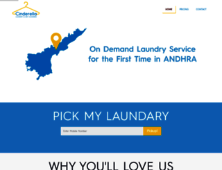 cinderellalaundry.com screenshot