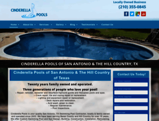 cinderellapools.com screenshot