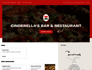 cinderellaspizza.com screenshot