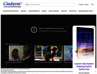 cindycut.com screenshot