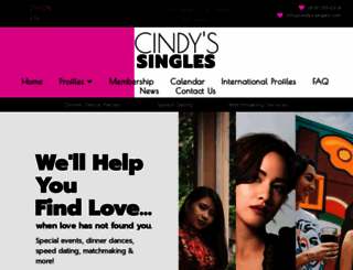 cindys-singles.com screenshot