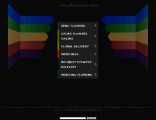 cindysfloralsmn.com screenshot