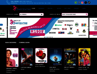 cinecentre.co.za screenshot