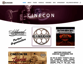 cinecon.org screenshot
