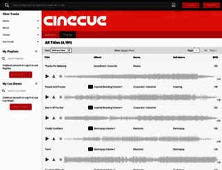 cinecue.com screenshot