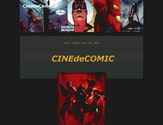 cinedecomic.webs.com screenshot