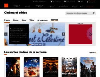 cinema-series.orange.fr screenshot