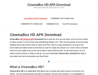 cinemaboxdownloadd.com screenshot