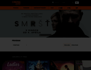 cinemacity.sk screenshot