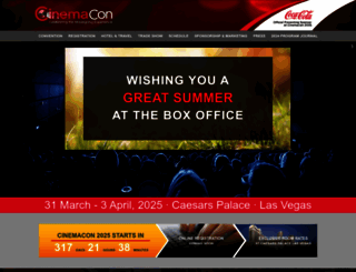 cinemacon.com screenshot