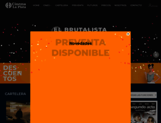 cinemalaplata.com screenshot