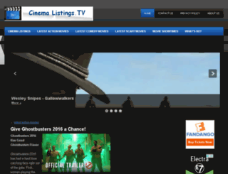 cinemalistings.tv screenshot