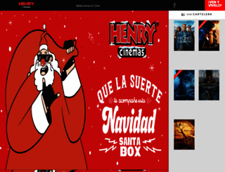 cinemashenry.com.mx screenshot