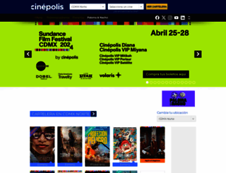 cinepolis.com screenshot