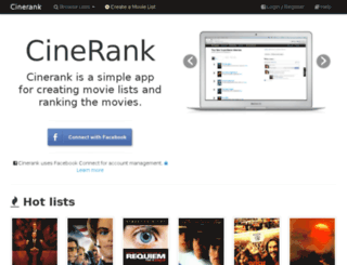 cinerank.com screenshot