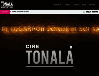 cinetonala.mx screenshot