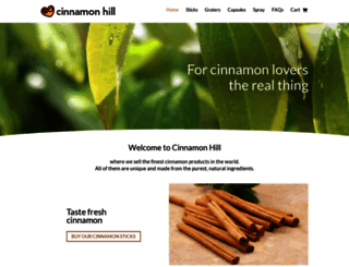 cinnamonhill.com screenshot