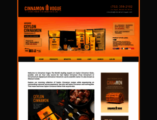 cinnamonvogue.com screenshot