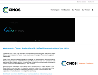 cinos-comms.com screenshot