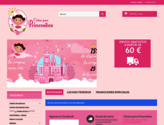 cintasparaprincesitas.com screenshot