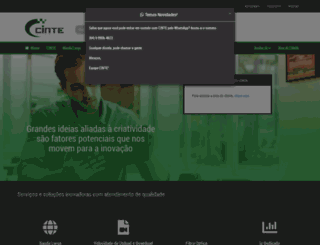 cinte.com.br screenshot