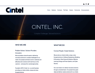 cintel-inc.com screenshot