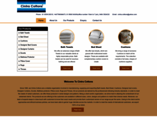 cintracottons.com screenshot