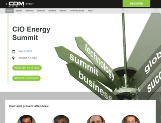 cioenergysummit.com screenshot