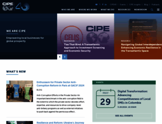 cipe.org screenshot