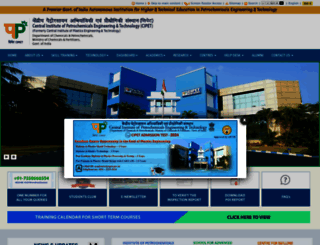 cipet.gov.in screenshot