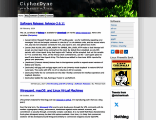 cipherdyne.org screenshot