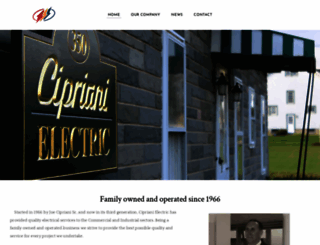 ciprianielectric.com screenshot