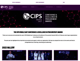 cipsmenaconferenceandawards.com screenshot