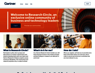 circle.gartner.com screenshot