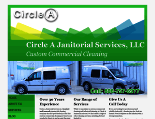 circleajanitorial.com screenshot